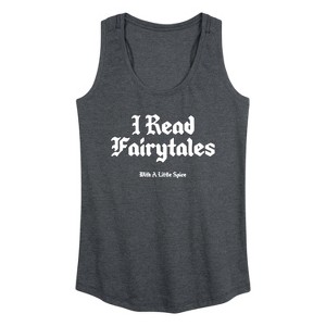 Women's - Instant Message - Read Spice Fairytales Graphic Racerback Tank - 1 of 4