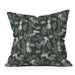 Deny Designs 20"x20" De Koro The Magnificent Shoebill Throw Pillow - 1 of 4