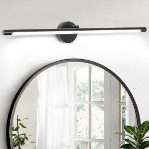 LamQee Vanity Lights for Mirror Integrated LED Modern Wall Light Cylinder Shade - 1 of 4