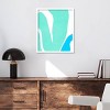 21" x 25" Color Cuts XIV by June Erica Vess Wood Framed Wall Art Print - Amanti Art: Contemporary Acrylic Lithograph, Vertical Layout - 4 of 4