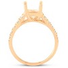 Pompeii3 Diamond Semi Mount Engagement Setting Mounting 14K Ring - 3 of 4