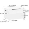 NicBex Storage Bench Kids Wooden Toy Box Kids Toy Storage Organizer with Front Bookshelf Flip-Top Lid Boys Girls Toy Chest Bench for Playroom - 3 of 4
