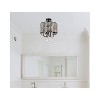 Elegant Lighting Elise 14 inch flush mount in black - 2 of 4