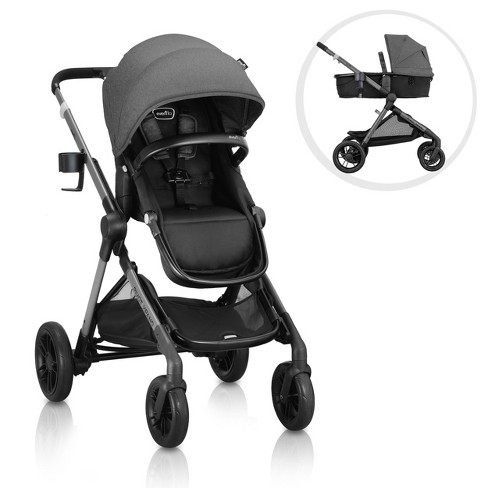 Peg Perego Duette Piroet Double Stroller in City Grey (Seats & Chassis in  one box)