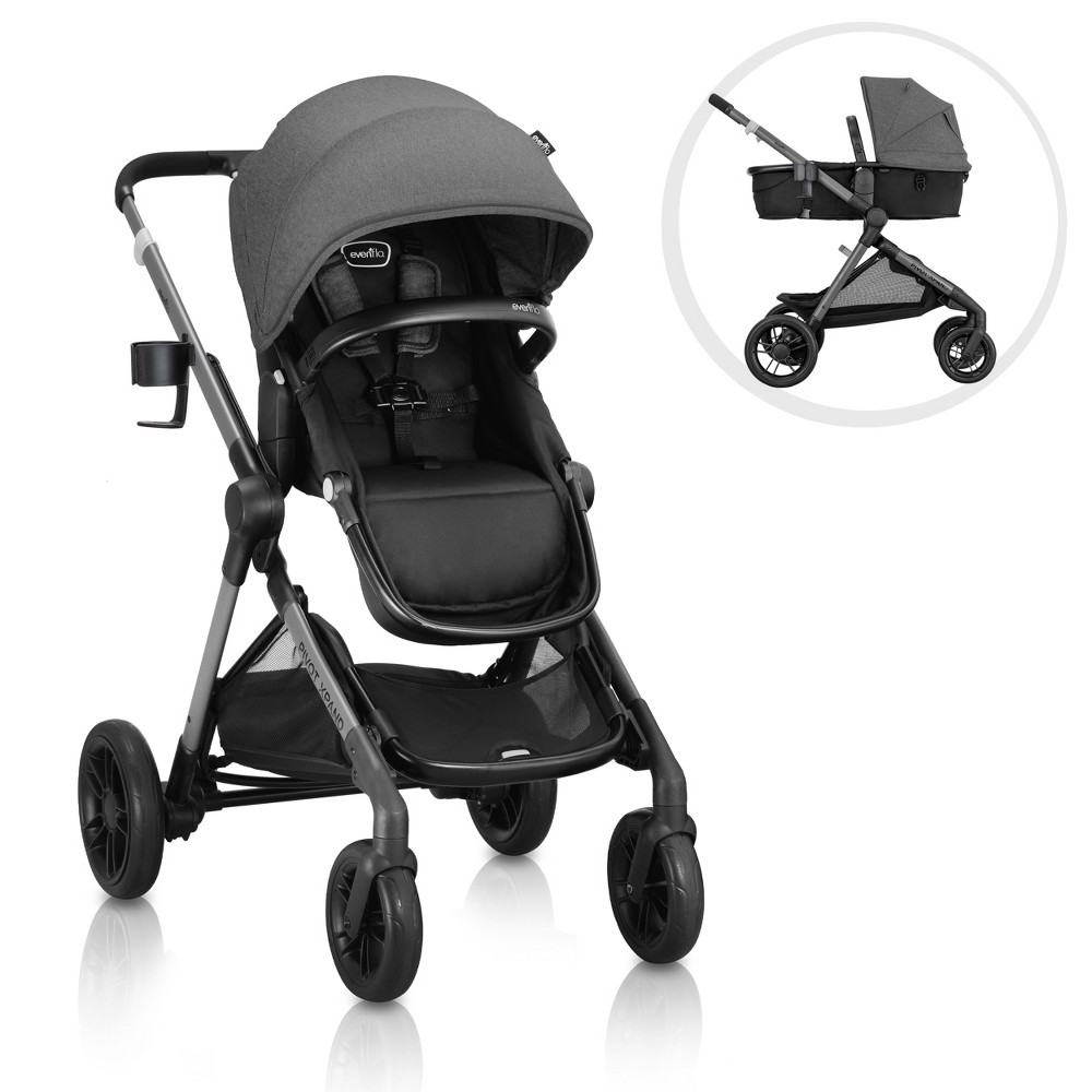 Photos - Pushchair Evenflo Pivot Xpand Modular Stroller - Sabino Gray 