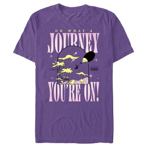 Men's Dr. Seuss Oh What a Journey You're On  T-Shirt - Purple - Medium - 1 of 4