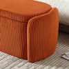 CAVINAS Upholstered Storage Ottoman Bench, End of Bed Bench with Foot Pads, Multi-Functional Entryway Bench for Bedroom or Living Room - 4 of 4