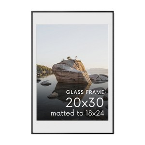 Haus and Hues Premium Brushed Metal Single Picture Frame with Real Glass - 1 of 4