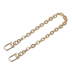 Unique Bargains Iron Flat Handbags DIY Accessories Purse Chain Strap with Buckles - 1 of 3