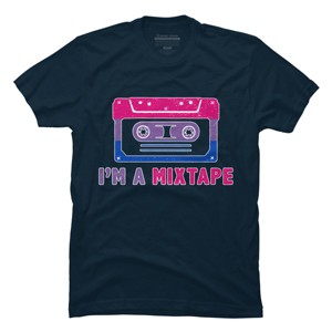 Adult Design By Humans Funny Mixtape Vintage Retro Cassette Pride By OlaFami T-Shirt - 1 of 2