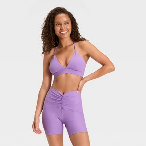 Women's Triangle Racerback Sports Bra - JoyLab™ - 1 of 3