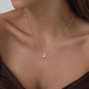 Delicate Heart Pendant Necklace, 14K Gold Plated Dainty Chain, Gift for Women - 2 of 4