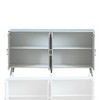 Kumasinova 59.8"W Modern Lacquered Buffet Sideboard with Storage,Wooden Buffet Server with Metal Legs,Dining Room Storage Cabinet - 4 of 4