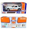 Mercedes Benz SLS AMG GT3 with "Gulf" Livery Light Blue with Orange Stripe 1/24 Diecast Model Car by Motormax - 3 of 3