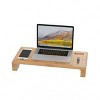 3" x 9" Bamboo Monitor Stand and Desk Organizer - Hastings Home - image 2 of 3