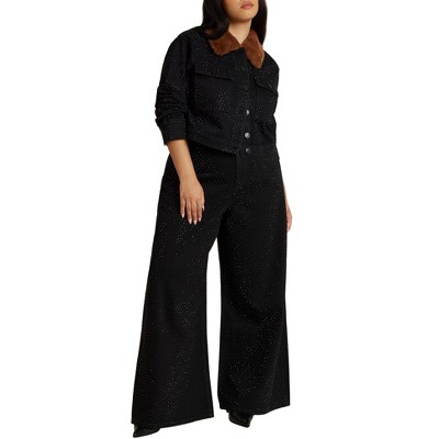 ELOQUII Embellished Rhinestone Jeans