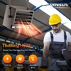 ROVSUN 7500W Electric Garage Heater with Remote & APP Control, Digital Fan-Forced Ceiling Mount Heater, 240V Hardwired for Workshop Factory - 2 of 4