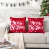 PAVILIA Set of 2 Throw Pillow Covers, Decorative Velvet Square Cushion Cases for Bed Sofa Couch Bedroom Living Room - 2 of 4