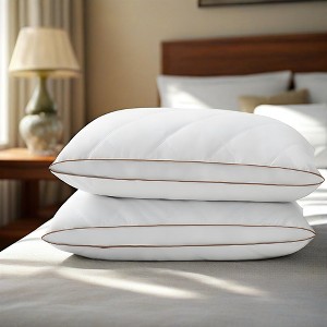 Peace Nest Pack of 2 100% Cotton Bed Pillows - 1 of 4