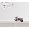 HomeRoots 6" Grey Metal Hand Painted Decorative Motorcycle - 2 of 4