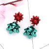 Women's Christmas Jewelry Set - Bow Necklace & Dangle Earrings - 4 of 4