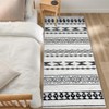 Washable Indoor Farmhouse Large Area Rug for Living Room Bedroom, Non Slip Geometric Print Carpet for Home Office - 2 of 4