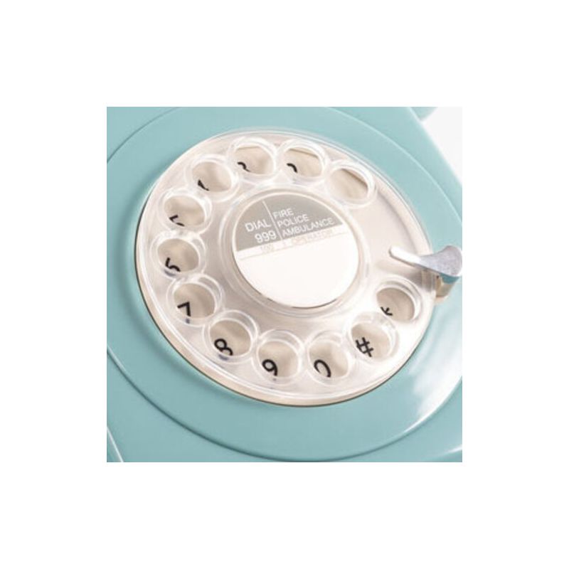 GPO Retro GPO746RBL 746 Dektop Rotary Dial Telephone - Blue, 2 of 7
