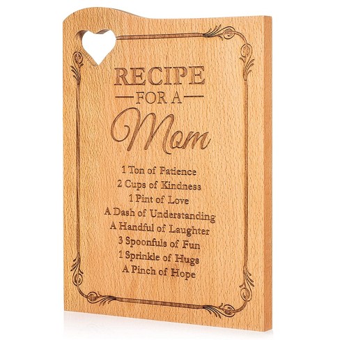 Mom Birthday Gift: Custom Engraved Cheese Board for Kitchen