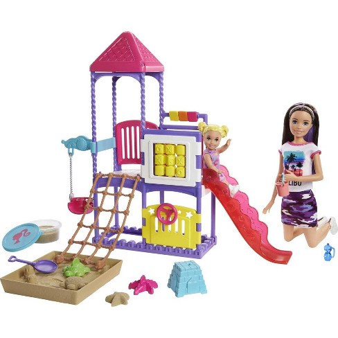 uitgehongerd Broer overdrijving Barbie Skipper Babysitters Inc. Climb 'n Explore Playground Playset : Target