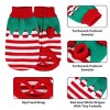 Pet Christmas Turtleneck Sweater Dog Cat Christmas Clothes Snowman Stripes Costume Winter Holiday Sweater for Small Medium Kitten Puppy Cats Dogs - 4 of 4