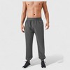 Anna-Kaci Active Men's Tapered Lounge Pants with Stretch Waistband and Elastic Cuffs for Everyday Comfort - 2 of 4