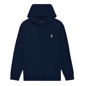 Dalix Astronaut Embroidery Relaxed Hoodie Soft Fleece Sweatshirt Drawcord Fit Lounge Mens - 1 of 4