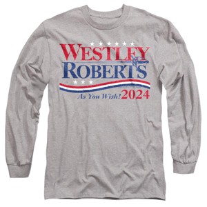 Men’s Princess Bride Westley Roberts For President As You Wish Long Sleeve T-Shirt - 1 of 4