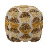 TOV Furniture Sawyer Tufted Pouf in Brown Tones - 3 of 4