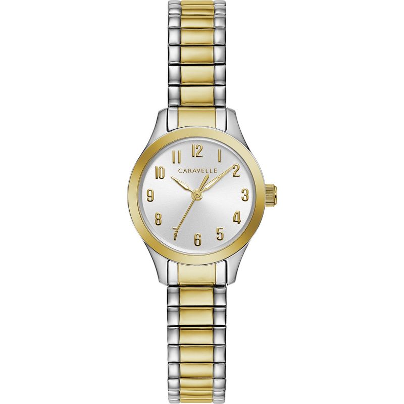 Caravelle designed by Bulova Ladies' Traditional Petite Expansion Band 3-Hand Quartz Watch, 1 of 5