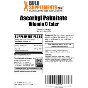 BulkSupplements Ascorbyl Palmitate (Vitamin C Ester) Powder - 1 of 4