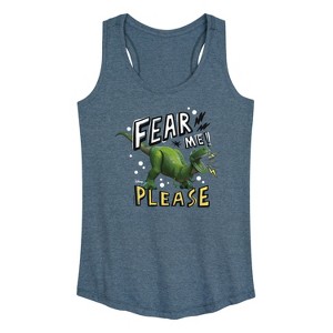 Women's - Disney - Rex Fear Me Please Graphic Racerback Tank - 1 of 4