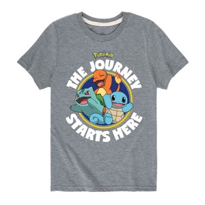 Boys' - Pokémon - The Journey Start Here Short Sleeve Graphic T-Shirt - 1 of 4