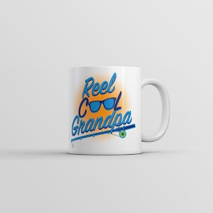 Crazy Dog T-Shirts Reel Cool Grandpa Mug Funny Sarcastic Fathers Day Fishing Coffee Cup-11oz - 1 of 4