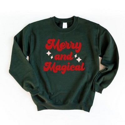 Simply Sage Market Women's Graphic Sweatshirt Merry and Magical