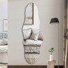59 In.H x 20 In.W Alien Frameless Cloud Shaped Hanging Mirror Wall Mirror - 2 of 4