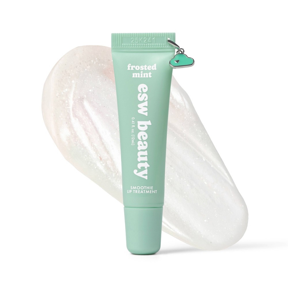 ESW Beauty Frosted Mint Smoothie with Cloud Charm Lip Treatment - 0.4 fl oz: Moisturizing, Tube, Translucent