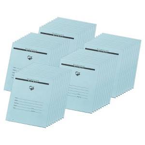 Pacon® Examination Blue Book, 12 Pages, 3/8 in ruled, 7" x 8-1/2", 50 Books - 1 of 4