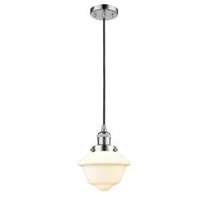 Oxford - 1 Light Cord Hung Mini Pendant In Traditional Style-8 Inches Tall and 7.5 Inches Wide - 1 of 1