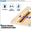 NCAA LSU Tigers 1'x2' Wood Cornhole Set - 3 of 4