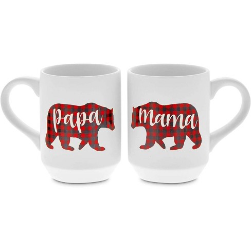 Amazon.com: Mama Bear Mug & Papa Bear Mug - 13oz Ceramic Campfire Coffee Mug  Set - Pregnancy Announcement New Parents Couples Gifts - Gift Ideas For  Expecting Parents (White/Cobalt Blue) : Home