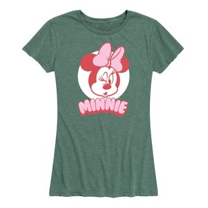 Women's - Disney - Minnie Pink Short Sleeve Graphic T-Shirt - 1 of 4