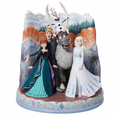 Jim Shore Connected Through Love - One Figurine 7.25 Inches - Frozen 2  Scene Disney Traditions - 6013077 - Resin - Multicolored