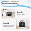 Pet Grooming Vacuum, 5-in-1 Dog Hair Clipper with 3 Modes, 3L Large Dustbin, Low Noise for Efficient Pet Hair Cleaning - 3 of 4