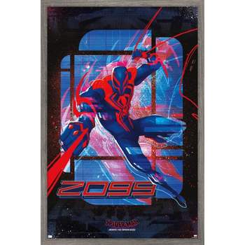 Marvel Spider-Man: Across The Spider-Verse - Spider-Punk Wall Poster,  14.725 x 22.375 Framed 